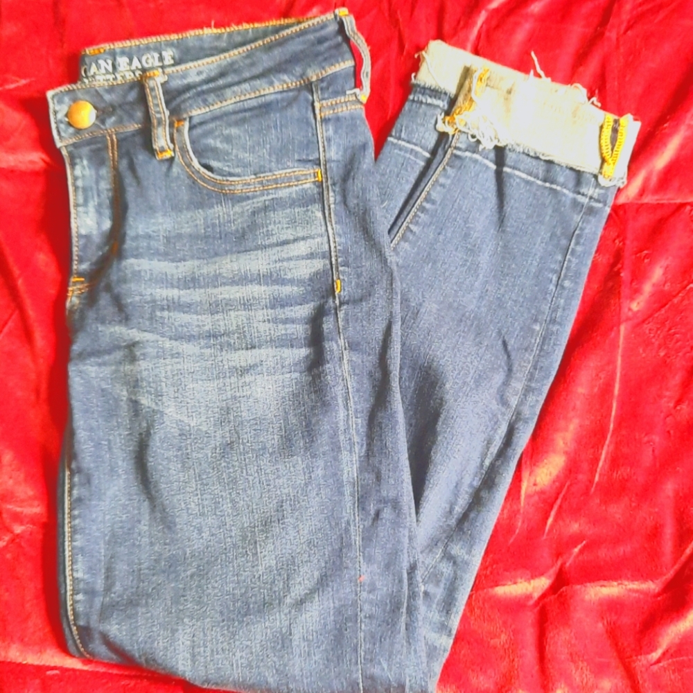 American eagle jegging jeans 8.5 inch rise